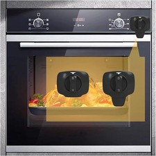 Black Heat Resistant Oven Lock 2 Pcs for Toddlers