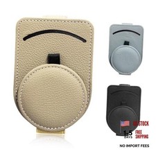 Beige Sunglass Holder for Car Visor - 1 PCS - Sunglasses Organizer