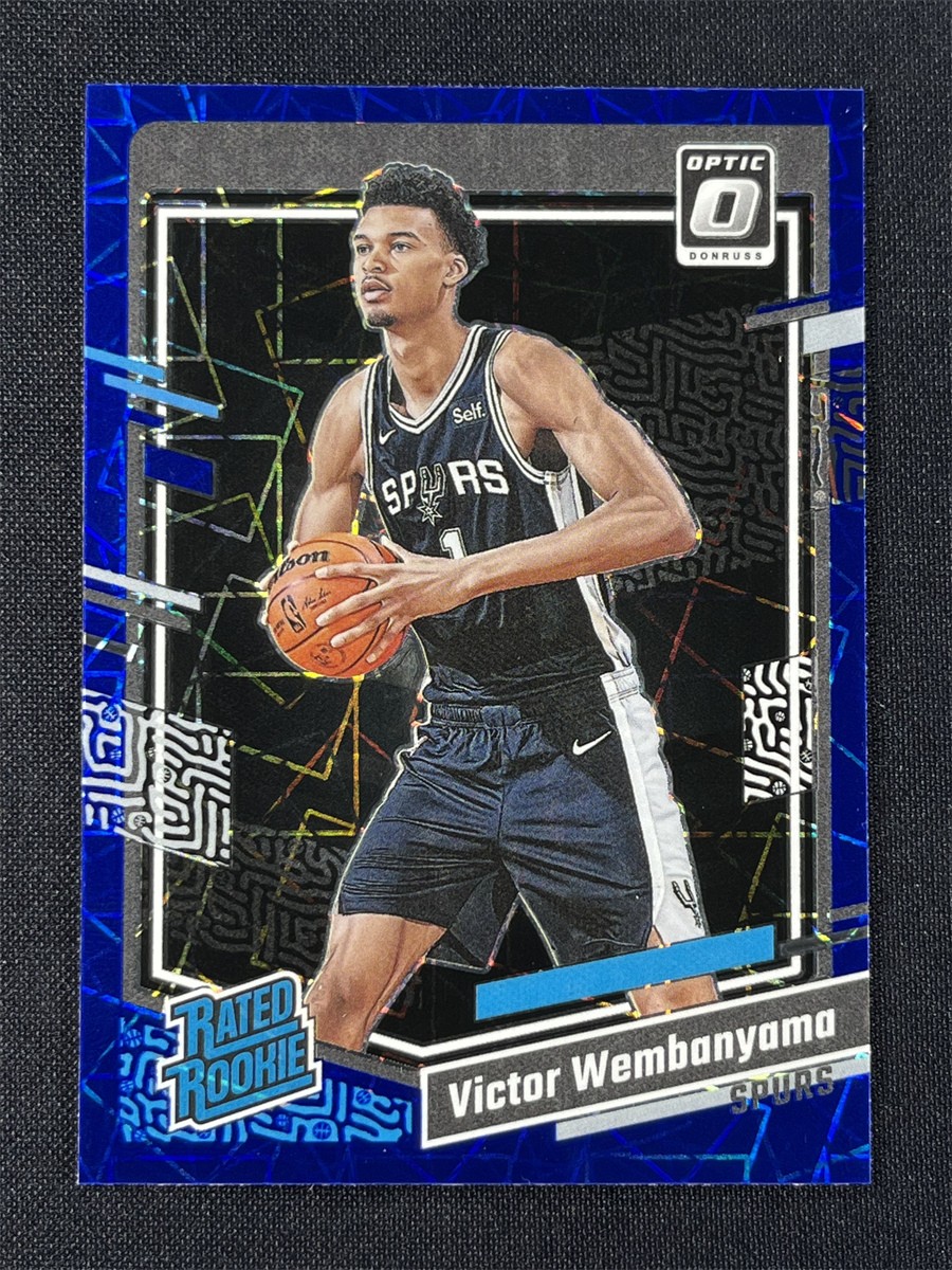 2023-24 Donruss Optic Victor Wembanyama #225 Blue Velocity Rated Rookie RC