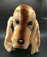 Knickerbocker Basset Hound Stuffed Plush Animal Leash Japan K. T. Pets Toys