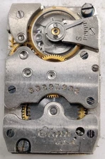 Vintage Elgin Grade 488 7 Jewel 18/0s Wrist watch movement Runs For Repair