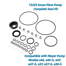 15254 Snow Plow Pump Seal Kit Fits Meyer Pump E46,E46-H,E47,E47-H,E57,E58,E58-H