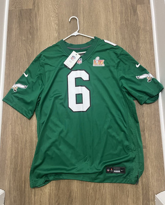 Nike Philadelphia Eagles Smith Super Bowl LIX Kelly Green Jersey Men's XL