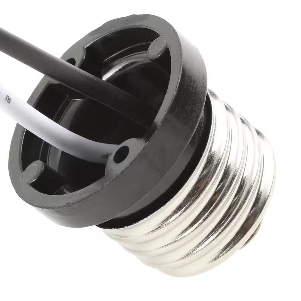 5In. / 6 In. Integrated LED Black round Baffle Recessed Light Retrofit Trim Sele