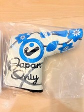Scotty Cameron Japan Limited Flower Design Putter Headcover White Blue Rare