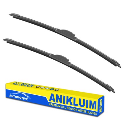 OEM Quality 26'' + 19'' Premium All-Seasons Durable Stable and Quiet Windshield...