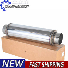 5 Inlet Diesel Exhaust Muffler 5 Inletoutlet Resonator Straight Muffler