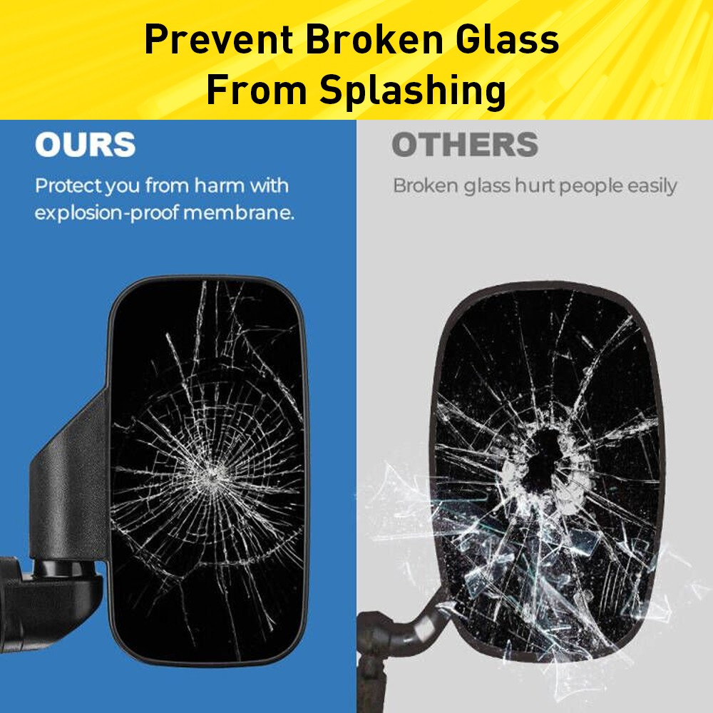 UTV Rear View Side Mirrors For Polaris Ranger 570 1000 XP 900 XP 1000 /General