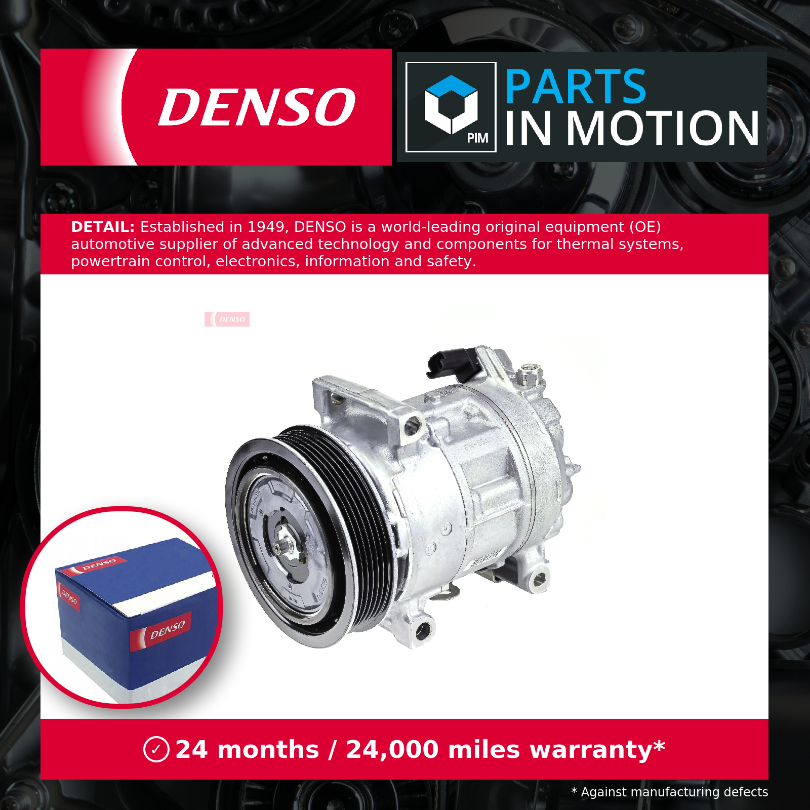 Air Con Compressor fits CITROEN C4 PICASSO 1.6 2013 on AC Conditioning Denso New - Image 11