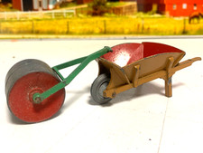 DINKY. FARM.GARDEN. VINTAGE. WHEEL BARROW. GARDEN FLAT ROLLER. ROLL.
