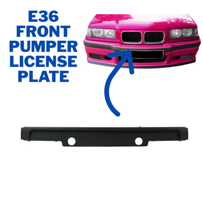 Front License Plate Holder Fits BMW E36 1990 1999 M3 M-Technic Bumper