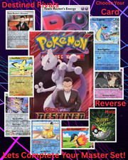 Destined Rivals Reverse Holo Choose your card Pokemon Master Setting Unlocked 
