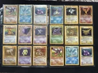 Pokemon Cards 100% Complete Set Fossil /62 Nintendo WOTC 1999 Vintage Gengar
