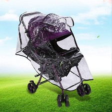 Stroller Rain Cover, Universal Travel Weather Transparent Pram Cover,...