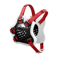 Cliff Keen F5 Tornado Wrestling Headgear/Earguards, Black/White/Scarlet