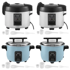 Commercial Rice Cooker 40-70 Cup Cooked Non-Stick Cooking Pot 24H Keep Warm