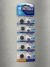 5 Pack CR1216 1216 Lithium 3v Battery DL1216 BR1216 LM1216 ECR1216 US SELLER