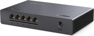 UGREEN 2.5G LAN Switch 5-Port Unmanaged Netzwerk Switch für Computer NAS Server