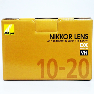 Nikon wide angle zoom lens AF-P 10-20 mm f/4.5-5.6 G VR Nikon DX format only NEW
