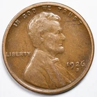 1926-S Lincoln Wheat Penny Cent Very Fine (VF)