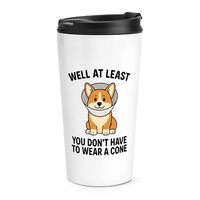 Gift Base Isolier Thermobecher 16Oz Weiß Metall 1 StüCk Funny Dog