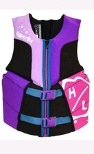 Hyperlite Youth Life Vest, USCG Approved 55-88 lbs Purple Black NWT
