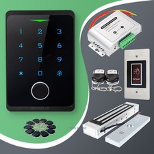 HOMSECUR IP66 APP WIFI Fingerprint Access Control Set Waterproof 180KG Mag Lock