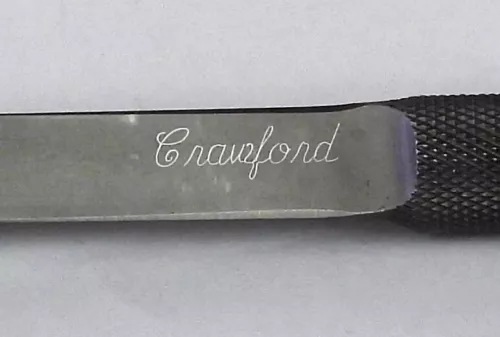 Crawford Knives 8.5" Devil Dart OSS Style Dagger with Leather Scabbard