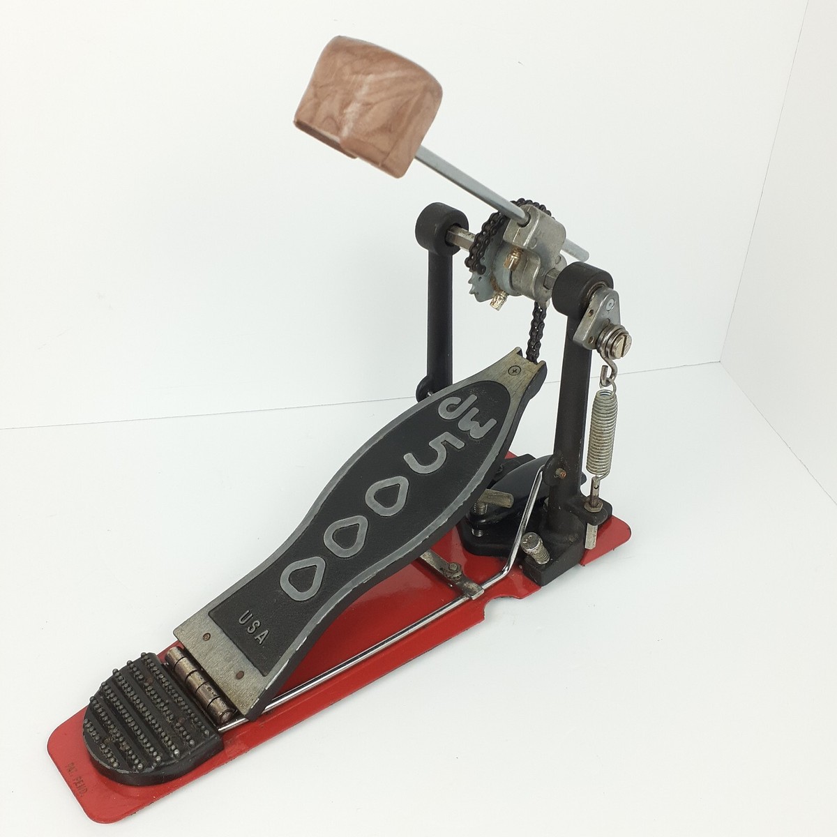 kaz DW-5000 カホンペダル 【美品】 Vintage Drum Workshop DW 5000 Single Chain Bass Drum Pedal