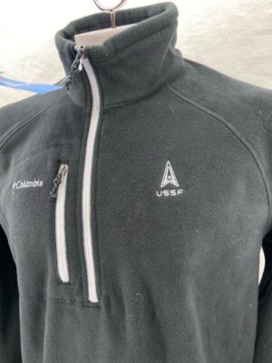 NEW USSF US Space Force Columbia Fast Trek 1/4 Zip Fleece Pullover