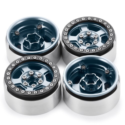 AXSPEED 1.9" Alloy Beadlock Wheel Rim Felgen Für 1:10 RC Trx4 D90 CC01 SCX10 etc - Bild 8 von 17