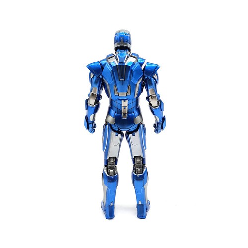 ZD Toy Iron Man Action Figure Iron Man 3 Mark30 Blue Steel Marvel Collection NEW - Picture 11 of 15