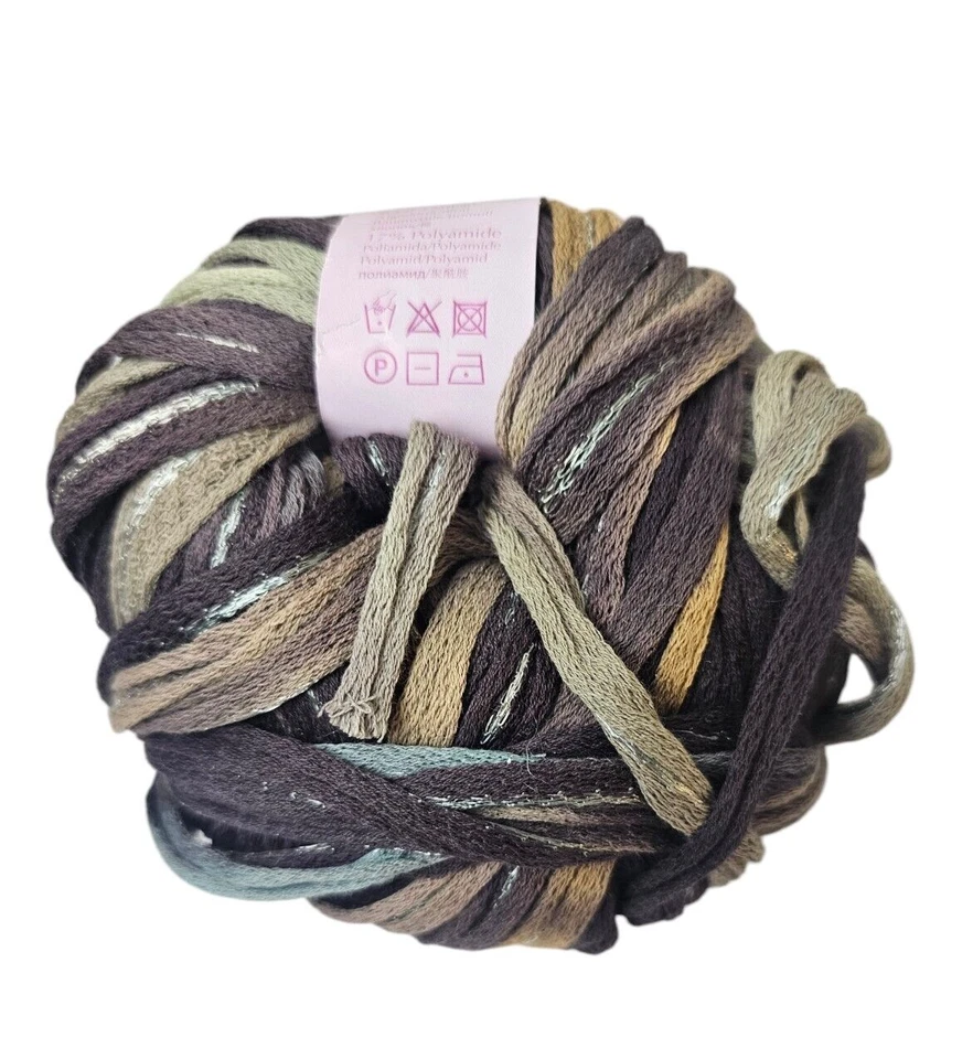 Isolde пряжи коричневый мяч 3,52 унций 87 ярдов 83% хлопок 17% полиамид цвет #04 зеленый - Изображение 4 из 4