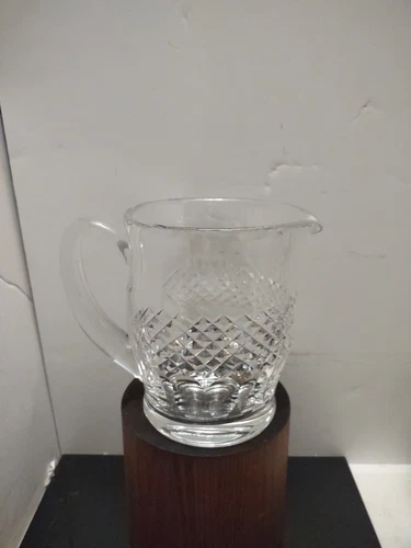 Vintage Waterford Crystal Colleen Pattern Discontinued Short Jug Pitcher 32oz.