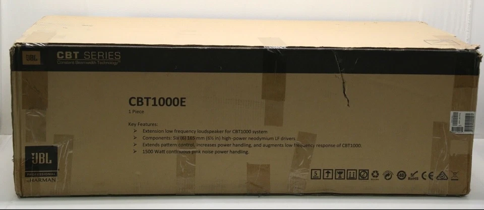 JBL CBT 1000E Extension for CBT-1000 Column Installation Speaker - Black - NEW - Image 4 of 4