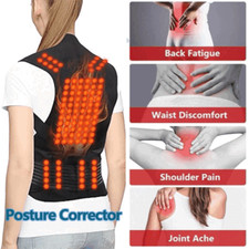 Adjustable Posture Corrector Low Back Support Shoulder Brace Belt For Men Women