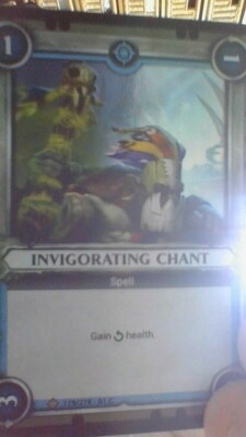 Warhammer Champions  TCG  : Invigorating Chant   CLAIMED    FOIL