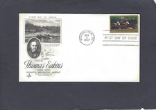 #1335 5c THOMAS EAKINS FDC WASHINGTON,DC NOV 2-1967 ARTCRAFT CACHET