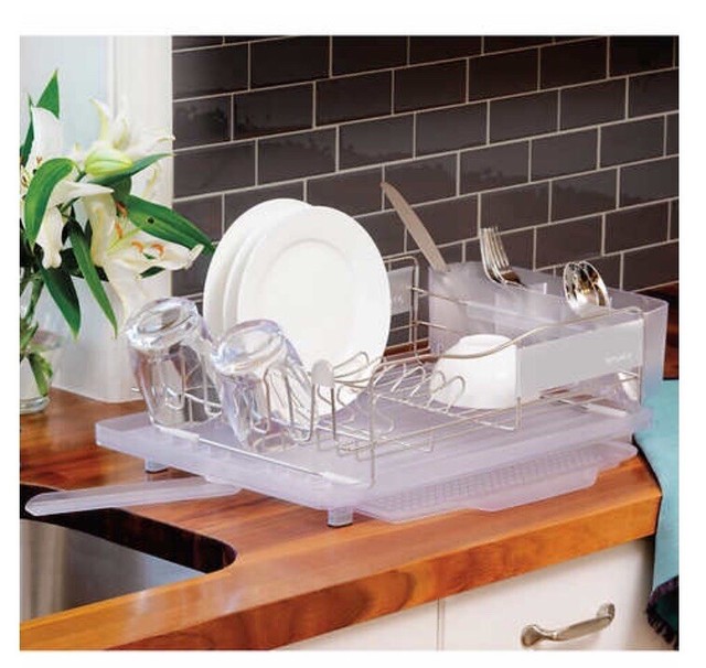 Polder Countertop Drying Rack Silver For Sale Ebay