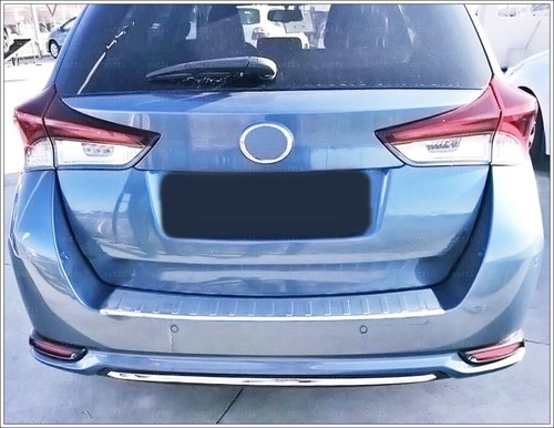 Protector parachoques trasero cromado brillante para Toyota Auris Estate 2015 en adelante - Imagen 6 de 11