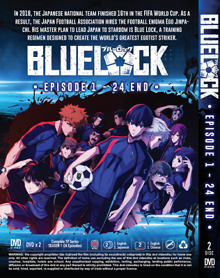 DVD Complete Series Blue Lock ブルーロック Epi . 1-24 End