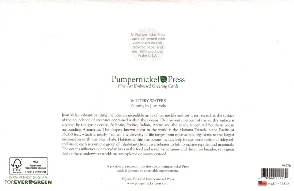 Tarjetas de felicitación de estrellas de mar Feliz Navidad concha de caballito de mar arrecife de coral - Juego de 3 Foto 3 de 3