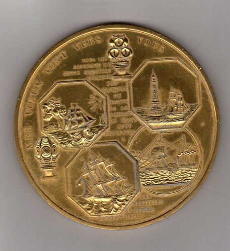 Médaille en bronze 1967 Dans l'Espace sur l'Eau comme sur Terre /RUBmé3 - Picture 2 of 3