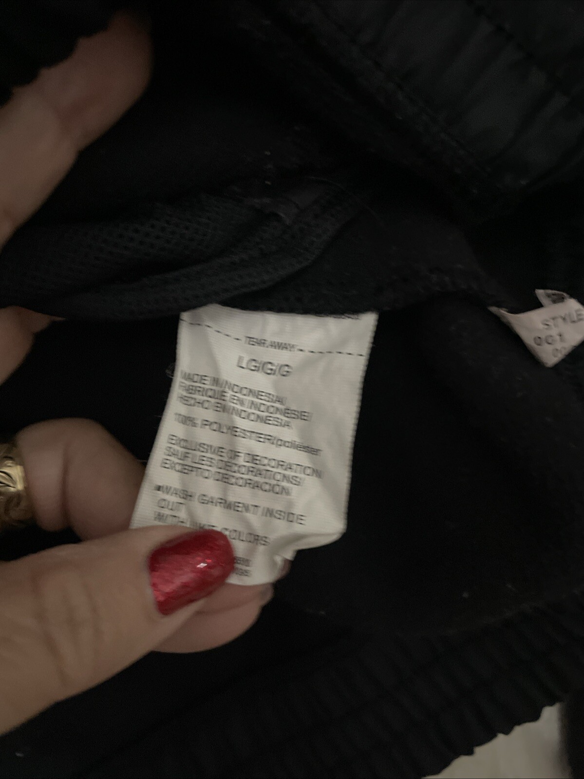 Under Armour Men's Mission Half Zip Jacket Black Size Large thumbnail 6