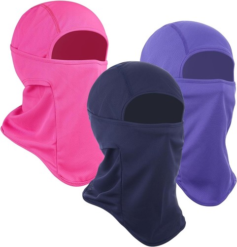 Paquete de 3 mascarillas de esquí de pasamontañas máscara facial completa de invierno capucha de protección UV para hombres mujeres - Imagen 18 de 35
