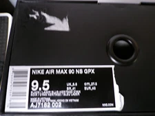 NEW NIKE AIR MAX 90 NS GPX BLACK/LASER BLUE CYAN SIZE 9.5 SNEAKERS RUNNING SHOE