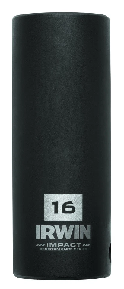 Irwin 1877489 16mm Deep Well Impact Socket 3/8" Drive 6 Point - Image 2 of 2