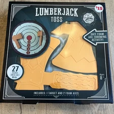 Lumberjack NEW Toss Game Safe Foam Axe Throwing w/ Target Indoor Outdoor Toy