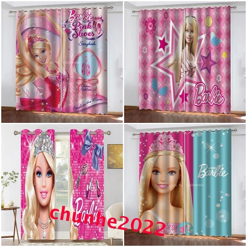 Barbie curtains sales