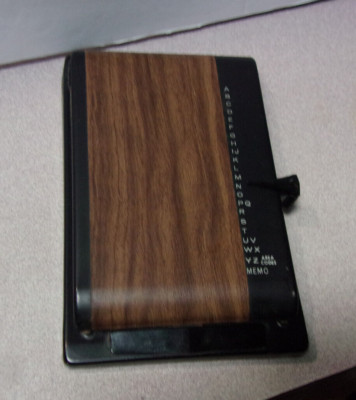 Vtg Bates List Finder Classic Model Black Trim Adress Phone Numbers Japan